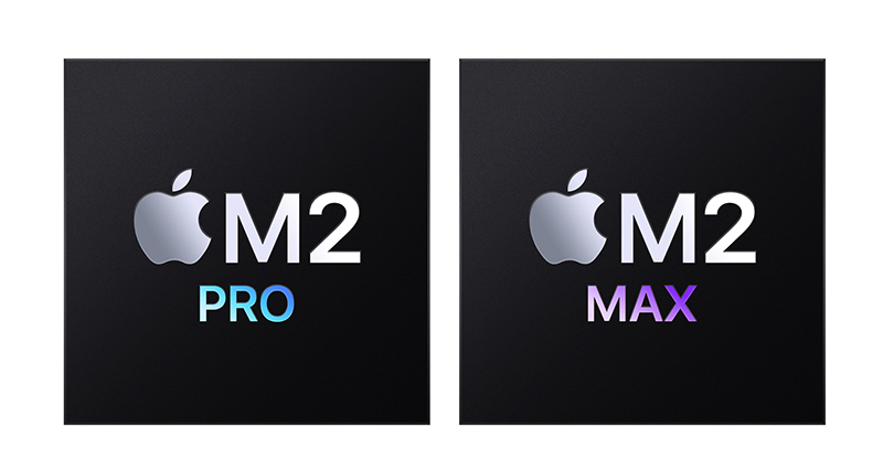 Nouvelles puces Apple M2 Pro et M2 Max